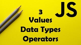 Javascript  Value Data Types Operators [upl. by Merta939]