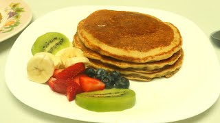 HOT CAKES🥞DE AVENA CON MANZANA LA MEJOR RECETA [upl. by Ainoz]