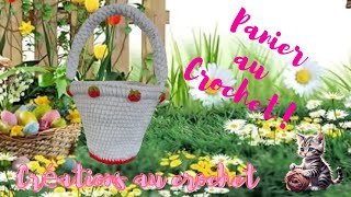 Tutoriel Petit panier au crochet [upl. by Klug]