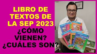 Soy Docente LIBRO DE TEXTOS DE LA SEP 2023 ¿CÓMO VIENEN ¿CUÁLES SON [upl. by Asirem510]