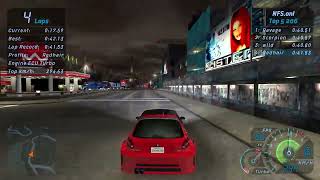 NFS Underground  Port Royal Reverse  4068  No NOS  Peugeot 206 [upl. by Azpurua49]