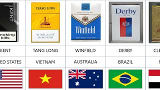 Data Cigarette Brands From Different Countries [upl. by Arrad]