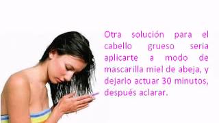 Soluciones para el Cabello Grueso Remedios y Consejos Para el Pelo Grueso [upl. by Latsirk842]