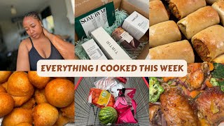 VLOG WHAT I ATE THIS WEEK BULK GROCERY AT COSTCO JOB HUNTINGPR GIFTS BAKING FISH ROLL SKINCARE [upl. by Akenom]