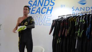 How to best put on a Sailfish Wetsuit [upl. by Ahsiekel391]