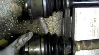 How to Replace an Axle Shaft  CV Joint Half Shaft Honda Accord [upl. by Silrac]