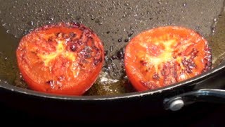 HOW TO COOK A TOMATO  Gregs KItchen [upl. by Zulch]