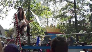 Michigan Renaissannce Festival  Knotty Nauticals  Bonnie Lass Rope Walk [upl. by Nason883]