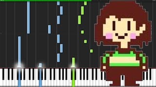 Once Upon A Time  Undertale Piano Tutorial Synthesia  bigbug54321 [upl. by Wyck685]