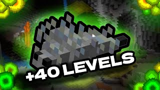 Minecraft Silverfish XP FARM 121  1 Potion  40 LEVELS 🪳 [upl. by Anastasie604]