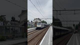 Oriënt Express Komt door station Oudenbosch met lichtgroet Samen met ​⁠TreinspotterPepijn [upl. by Ok]