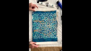 DIY Stencil Painting Tutorial  Easy StepbyStep Guide [upl. by Randie]