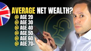 Average UK Net Worth by Age pensions property physical wealth and financial assets [upl. by Netsrijk428]