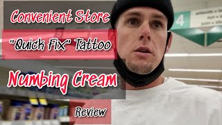 Tattoo Numbing Cream quotquick fixquot grocery store pick up [upl. by Enneicul]