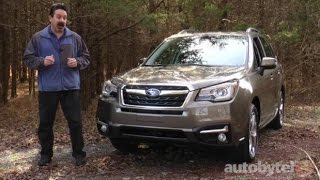 2017 Subaru Forester 25i Touring Test Drive Video Review [upl. by Nodnyl]