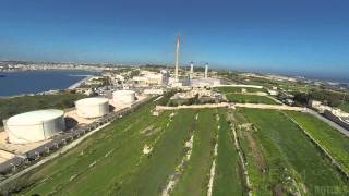 Delimara Power Station Malta by team stealth rotors [upl. by Itraa932]