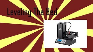 Leveling The Monoprice Select Mini V2 Bed [upl. by Seely]