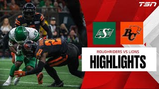 CFL Week 17 Roughriders vs Lions Full Highlights [upl. by Raul]