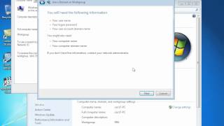 Windows 7 Join Domain [upl. by Eydie]