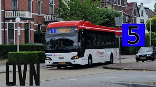 Transdev lijn 5 Bussum Station  Hilversum Station OVN [upl. by Nodnrb]