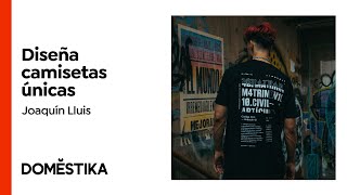 Diseño de camisetas tipográficas  Un curso de Joaquín Lluis  Domestika [upl. by Campos]