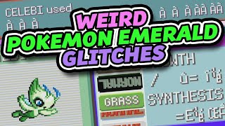 WEIRD Pokemon Emerald Glitches Clone Pokemon amp Glitzer Popping [upl. by Lilybelle]