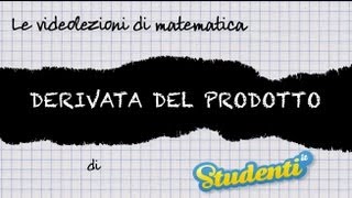 Derivata del prodotto  Videolezioni di matematica [upl. by Anaahs235]