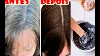 CABELO BRANCO fica PRETO SÓ com ISSO NUNCA MAIS COMPRE TINTA RECEITA NATURAL [upl. by Rana]