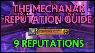 9 Quick and Easy Exalted Reps The Mechanar RepGold Farm [upl. by Aerdnaed]