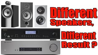 Cambridge Audio CXA61 vs Rotel A12 with Speakers  Definitive D7 ELAC Debut 20 B62 BampW 705 S2 [upl. by Lig]