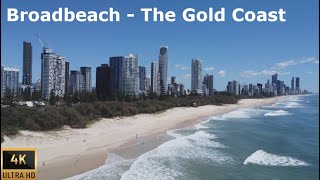 Broadbeach  The Gold Coast  4K Drone Footage [upl. by Asirret]