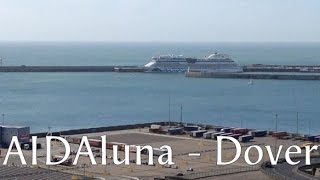 AIDAluna Sailaway Dover  Lotse verlässt das Schiff  30042013 [upl. by Narak]