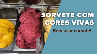 Como conseguir um sorvete com cor sem usar corante [upl. by Alathia]