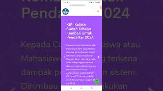 Reclaim Akun Peserta KIP Kuliah 2024 baik SNBP SNBT dan Jadwal Seleksi Mandiri [upl. by Jamima]