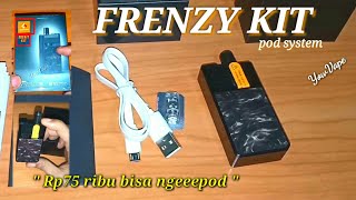 REVIEW FRENZY KIT 950MAH  POD SYSTEM [upl. by Serdna93]