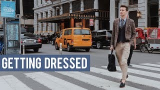 How I Wore Cargo Pants with a Suit Blazer  Getting Dressed Outfits Step by Step 12 [upl. by Custer]