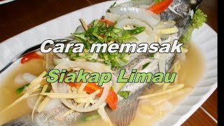 Masakan Ikan Siakap Limau Malaysia [upl. by Ennaeirrac]