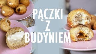 WEGAŃSKIE PĄCZKI Z BUDYNIEM bez jajek i mleka  wegańskie i szybkie  TŁUSTY CZWARTEK [upl. by Wilfreda159]