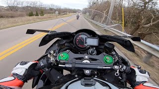 300HP NINJA H2R RIDICULOUS POWER 200MPH [upl. by Claudette293]