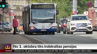 No 1 oktobra tiks indeksētas pensijas [upl. by Rentschler96]