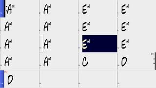 Nielson  IJskoud gitaar akkoorden spelen Couplet 80bpm [upl. by Aldas]