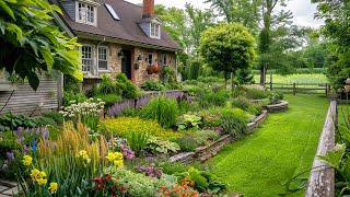 Beautiful House for Living amp Relaxing  Bringing the Countryside Home Rustic Farmhouse Garden Ideas [upl. by Annehsat]