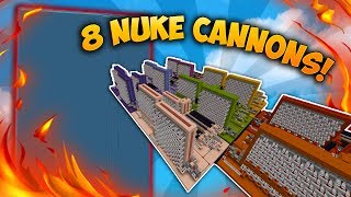 8 NUKER CANNON RAIDING  Minecraft Factions FINALE District 30 [upl. by Okiron]