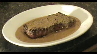 Steak au Poivre Classic French Recipe [upl. by Melan310]