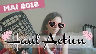 ❥ HAUL ACTION NOUVEAUTES MAI 2018 Déco rangement jardin loisirs créatifs  ♥ [upl. by Jesher]