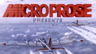 B17 Flying Fortress quotOpening amp First mission gameplayquot PCDOS 1992 Microprose MT32 [upl. by Vastah773]