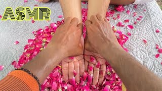 ASMR massage  hand massage with oil  massage in calm environment relaxation asmr [upl. by Yadrahc]