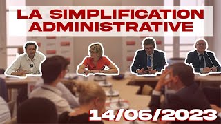 La simplification administrative 66e RendezVous Parlementaire du Contribuable [upl. by Toft96]