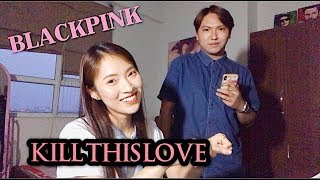 BLACKPINK Kill this love  English Cover by Khánh Vy x EatenbyLong [upl. by Justinn]