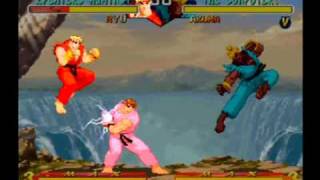 Street Fighter Alpha 2  Evil Ryu  Ryu  Dramatic Battle [upl. by Joel465]